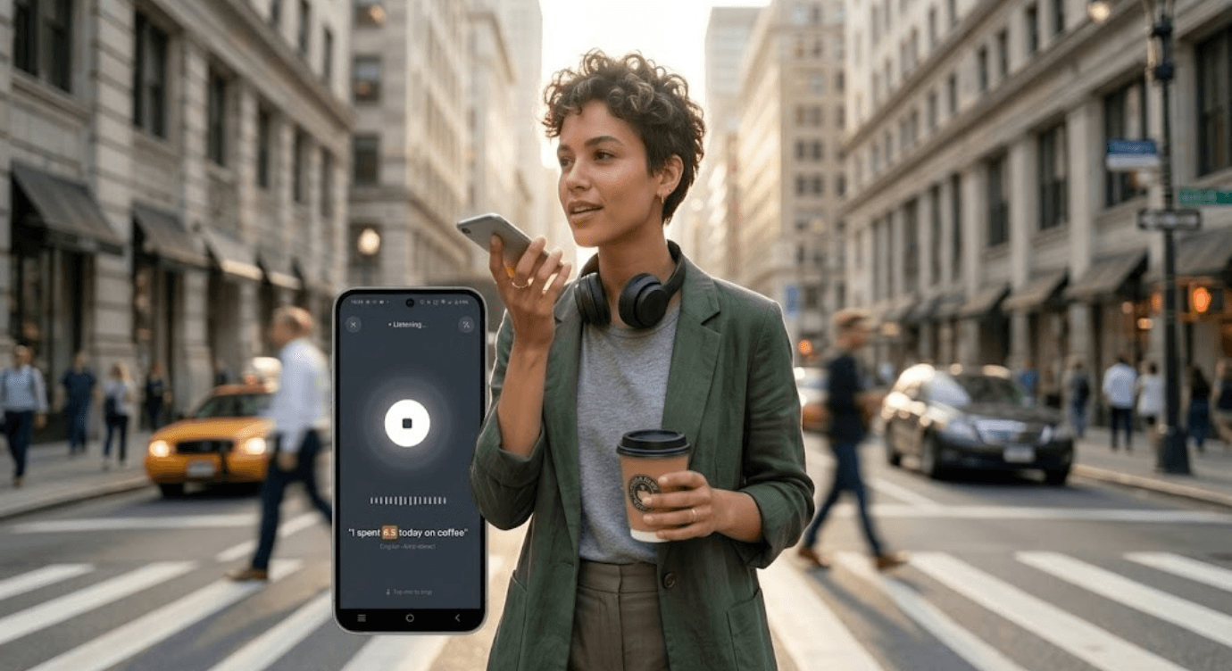 Cover image for the Voxpense article "Voxpense – Single-Handed Expense Manager for Busy Lives"