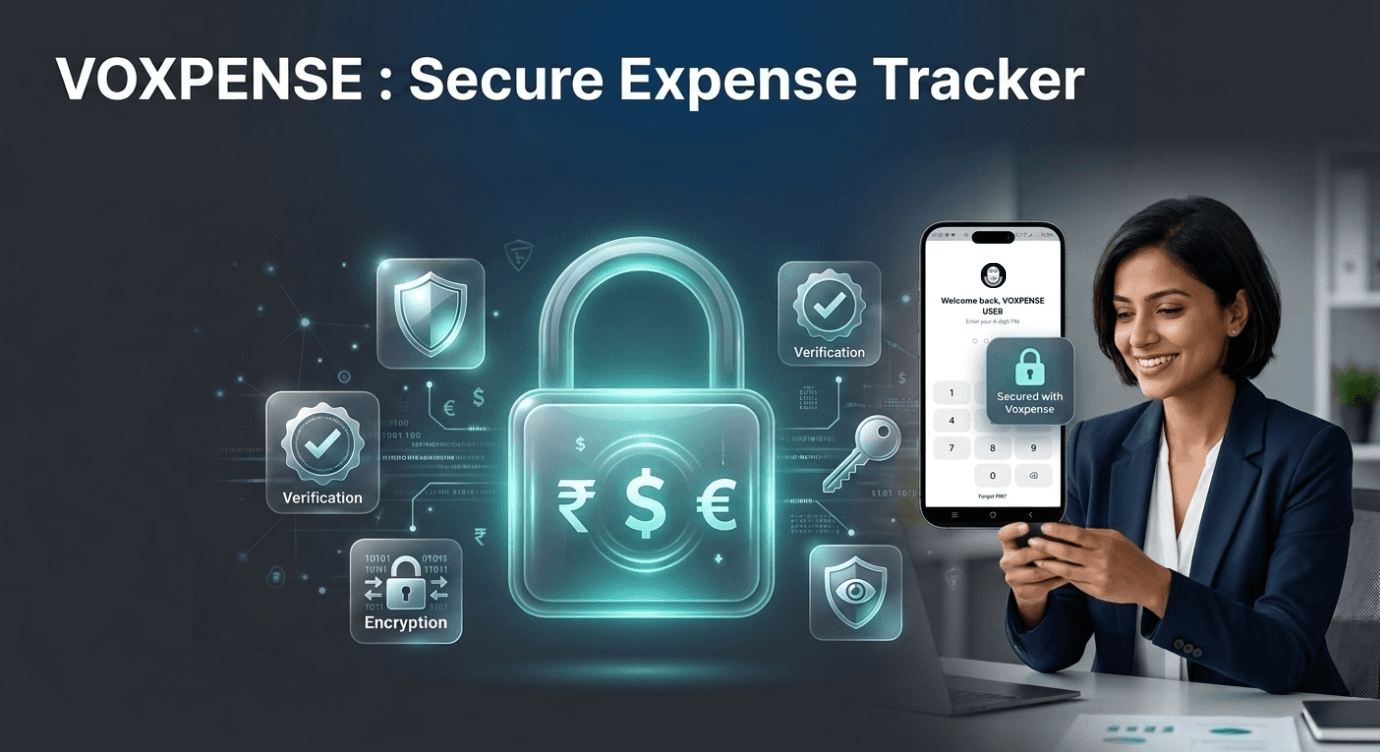 Cover image for the Voxpense article "Secure Expense Tracker: Protect Your Financial Data"